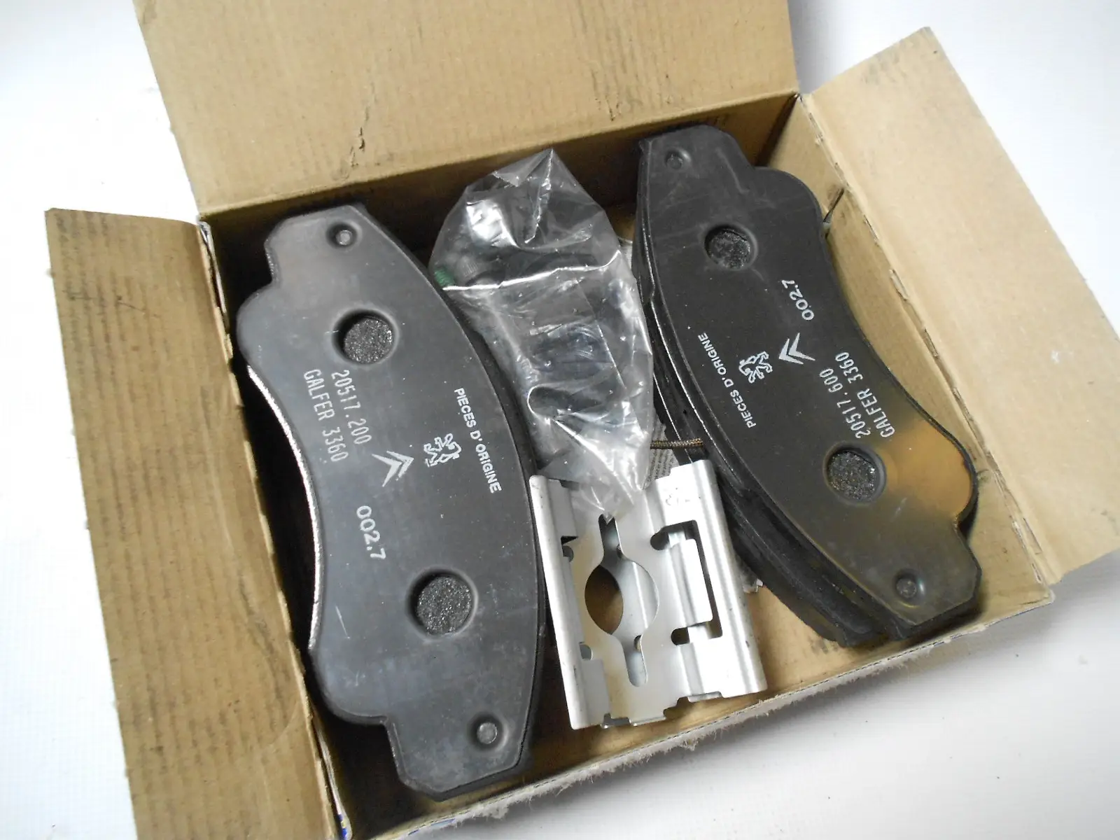 PEUGEOT 425244 BRAKE PADS
