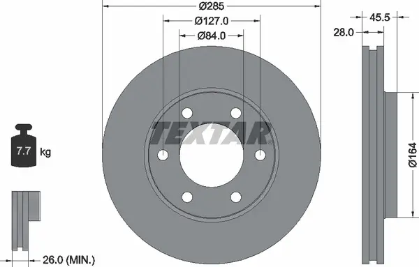 TEXTAR 92113000 ROTOR DISC