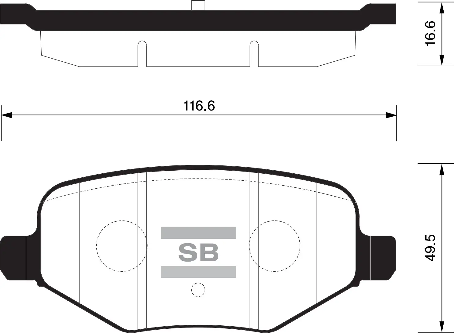 SANGSIN SP1621 BRAKE PADS