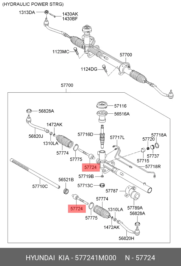 KIA 57724-1M000 57724-1M000
