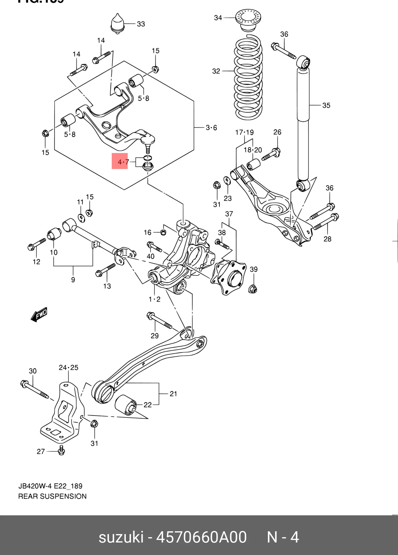 SUZUKI 45706-60A00 BALL JOINT BOOT