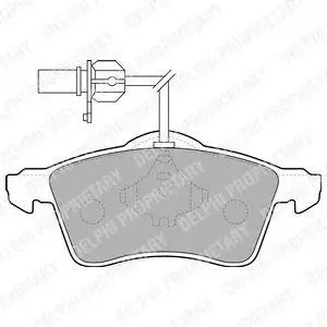 DELPHI LP1707 BRAKE PADS