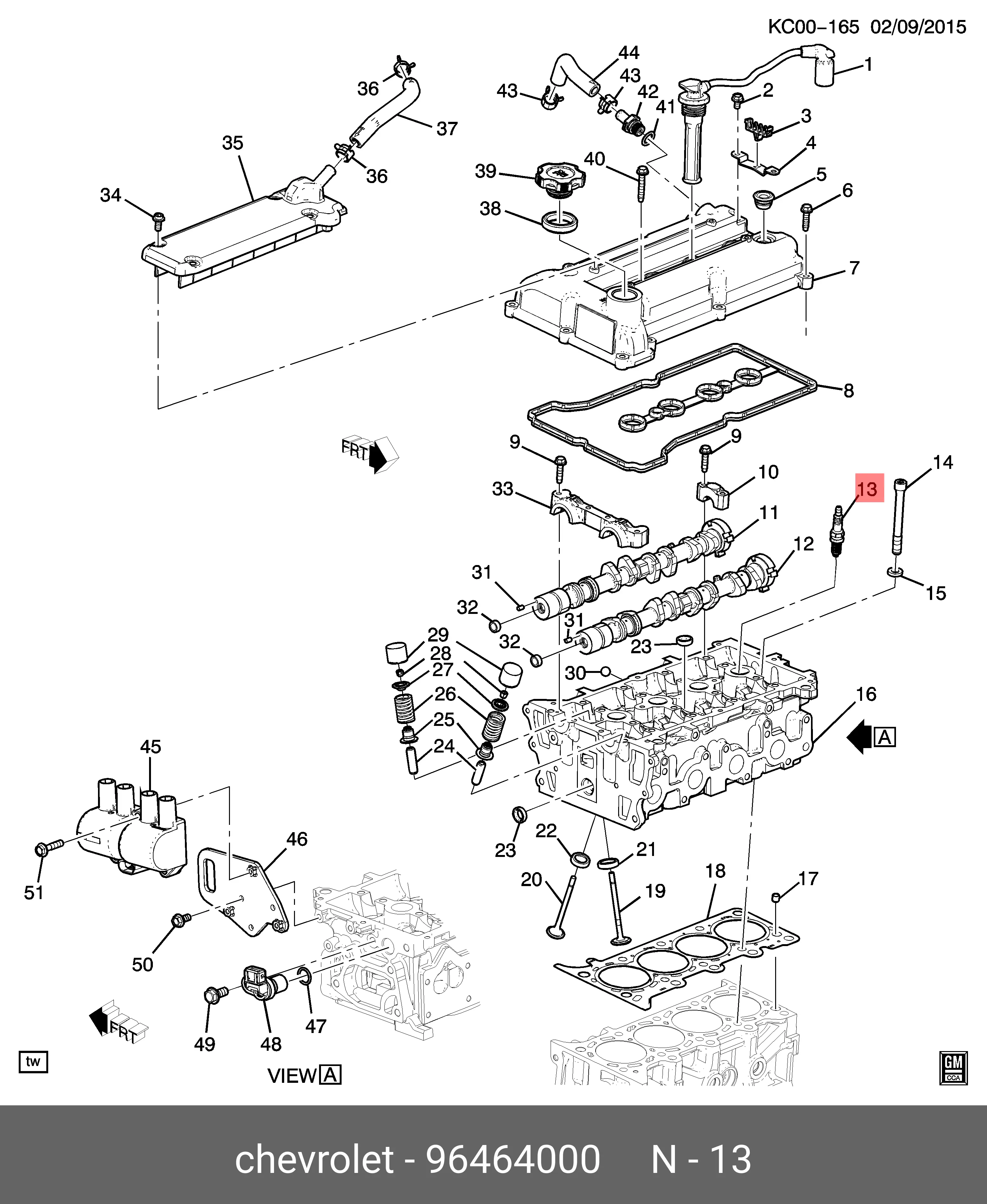 DAEWOO 96464000 SPARK PLUG