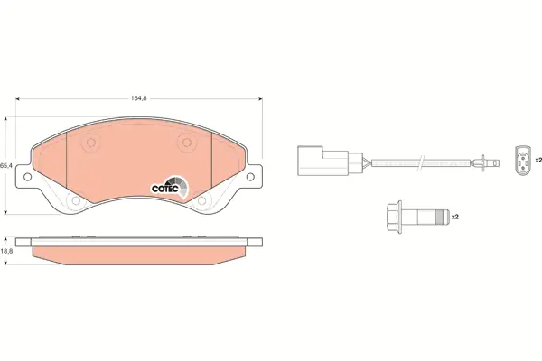 TRW GDB1723 BRAKE PADS