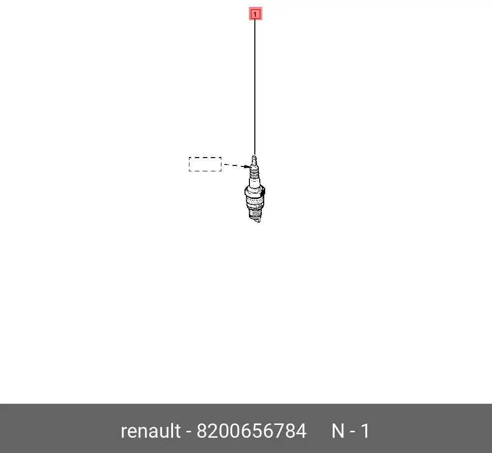 RENAULT 8200656784 SPARK PLUG