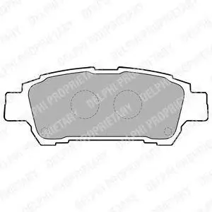 DELPHI LP1710 BRAKE PADS