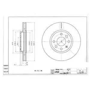 DELPHI BG3569 ROTOR DISC