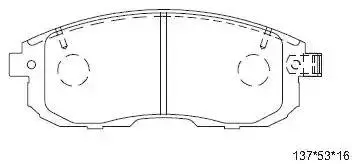 ASIMCO KD3773 BRAKE PADS
