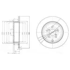 DELPHI BG3912 ROTOR DISC