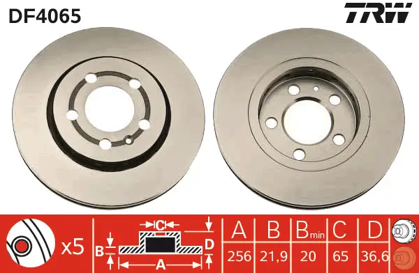 TRW DF4065 ROTOR DISC