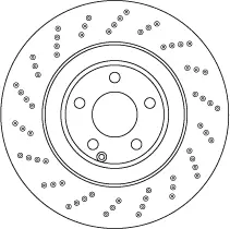 TRW DF 6668S ROTOR DISC