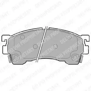 DELPHI LP801 BRAKE PADS