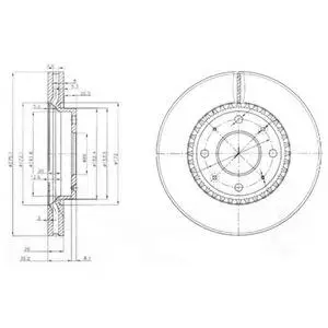 DELPHI BG4016 ROTOR DISC