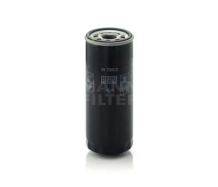 MANN-FILTER W735/2 OIL FILTER (SPIN-ON)