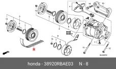 HONDA 38920-RBA-E03