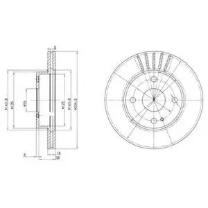 DELPHI BG2802 ROTOR DISC