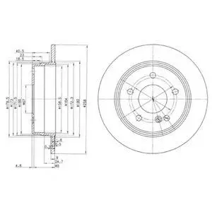 DELPHI BG2761 ROTOR DISC