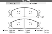 FBL AFP109S BRAKE PADS