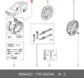 RENAULT 77 01 202 543