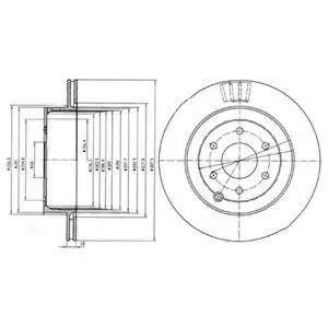 DELPHI BG4174 ROTOR DISC