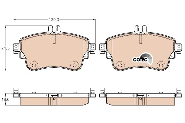 TRW GDB1933 BRAKE PADS