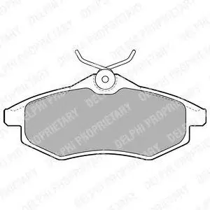 DELPHI LP1716 BRAKE PADS