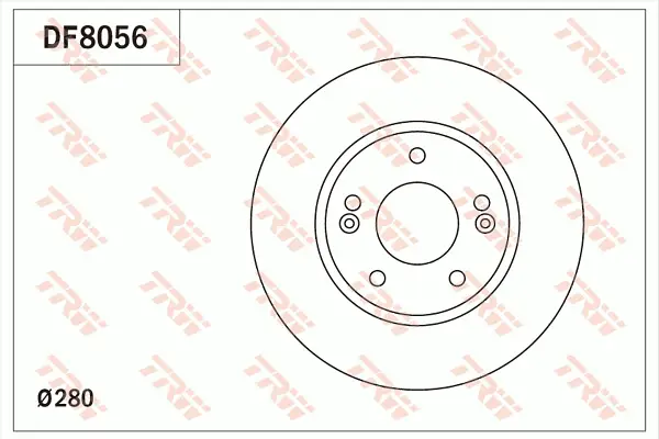 TRW DF8056 ROTOR DISC