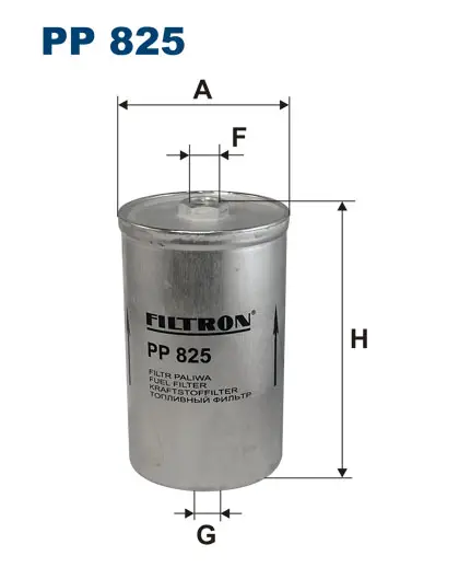 FILTRON PP825 PETROL FILTER (INJECTOR & CARBURETOR)