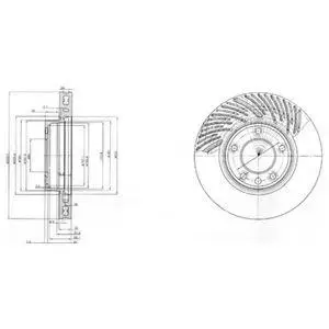 DELPHI BG9773 ROTOR DISC