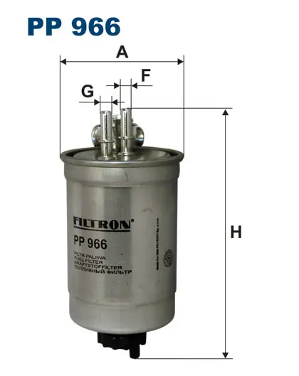 FILTRON PP966 DIESEL FILTER (INJECTOR)
