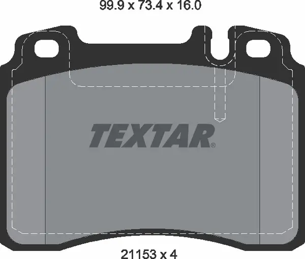 TEXTAR 2115305 BRAKE PADS