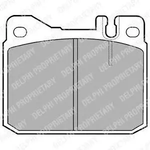 DELPHI LP427 BRAKE PADS