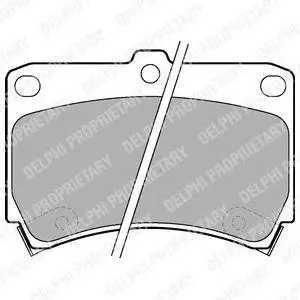 DELPHI LP743 BRAKE PADS