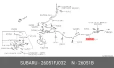 SUBARU 26051FJ032