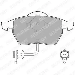 DELPHI LP1706 BRAKE PADS