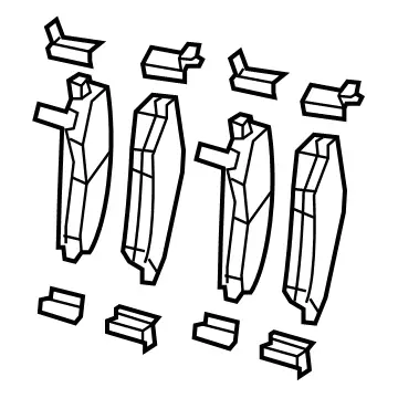 CHRYSLER 68456 066AB BRAKE PADS