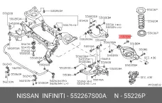NISSAN 552267S00A