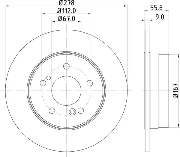 MINTEX MDC855 ROTOR DISC