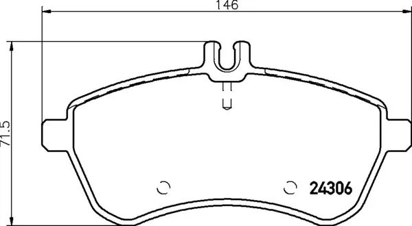 MINTEX MDB2830 BRAKE PADS