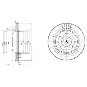 DELPHI BG3750 ROTOR DISC