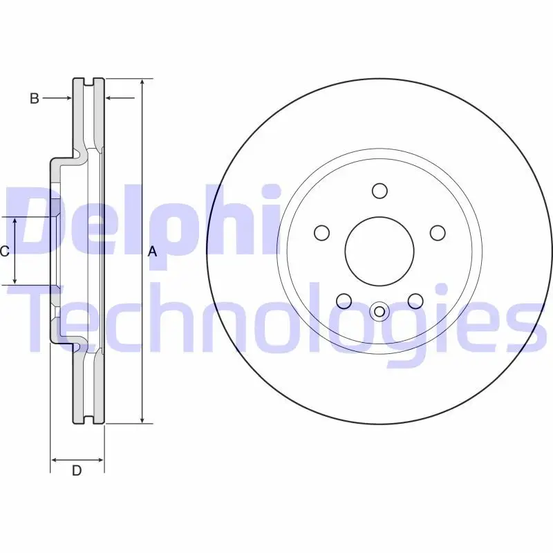 DELPHI BG4783C ROTOR DISC