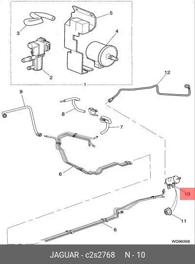 JAGUAR C2S2768 PETROL FILTER (INJECTOR & CARBURETOR)