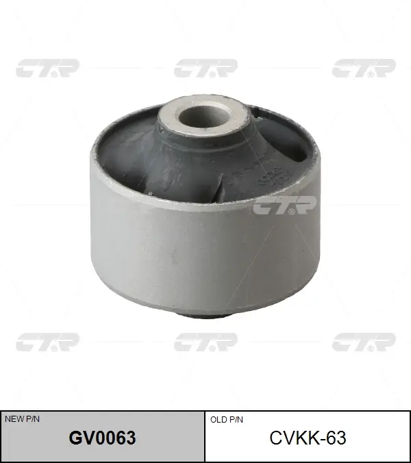 CTR GV0063 BUSH, SUSPENSION